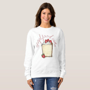Sweatshirt Angel Aliments Angelfood Gâteau tranche fraise Des