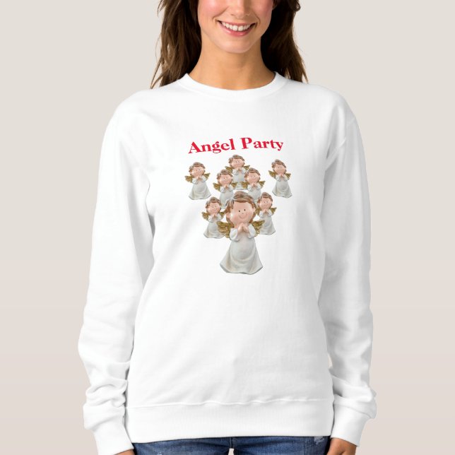 Sweatshirt Angel Christmas Ladies (Devant)