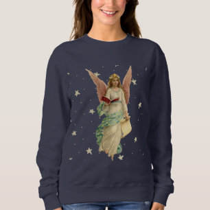 Sweatshirt Angel Vintage aux étoiles