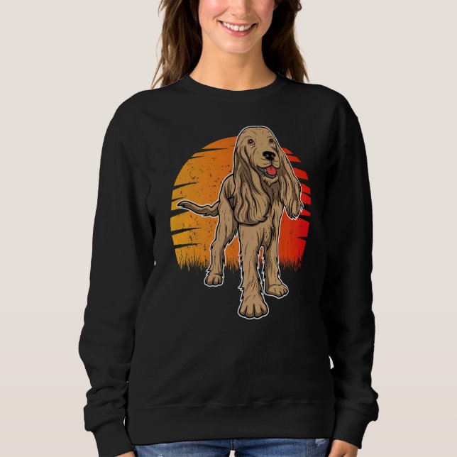 Sweatshirt Anglais Cocker Spaniel Chien race 50 (Devant)