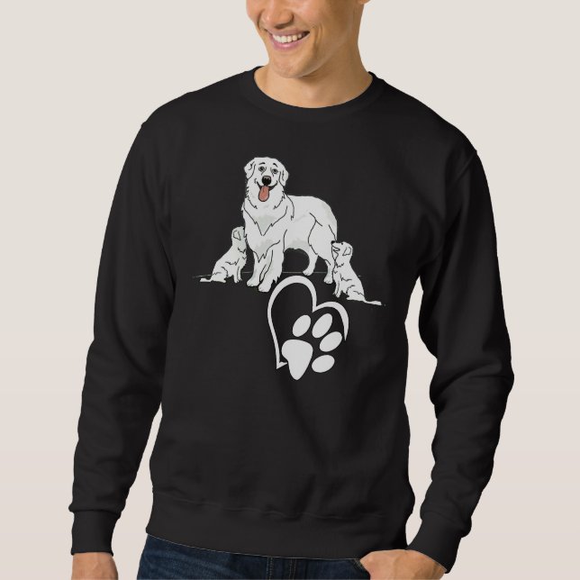 Sweatshirt Anglais Cream Golden Retriever (Devant)