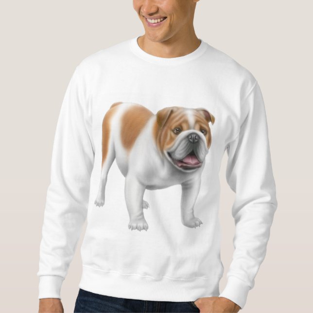 Sweatshirt anglais de bouledogue (Devant)