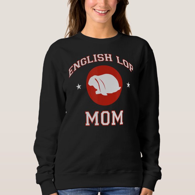Sweatshirt Anglais Lop Rabbit Maman (Devant)