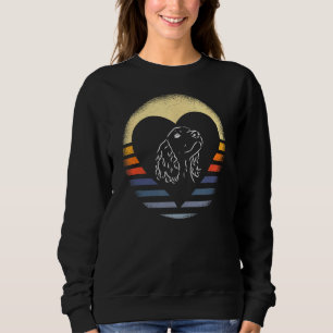 Sweatshirt Anglais Springer Espagnol Coeur Vintage Funny Pet