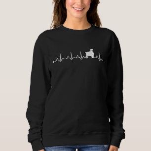 Sweatshirt Anglais Springer Spaniel Chien Heartbeat Ekg Chien