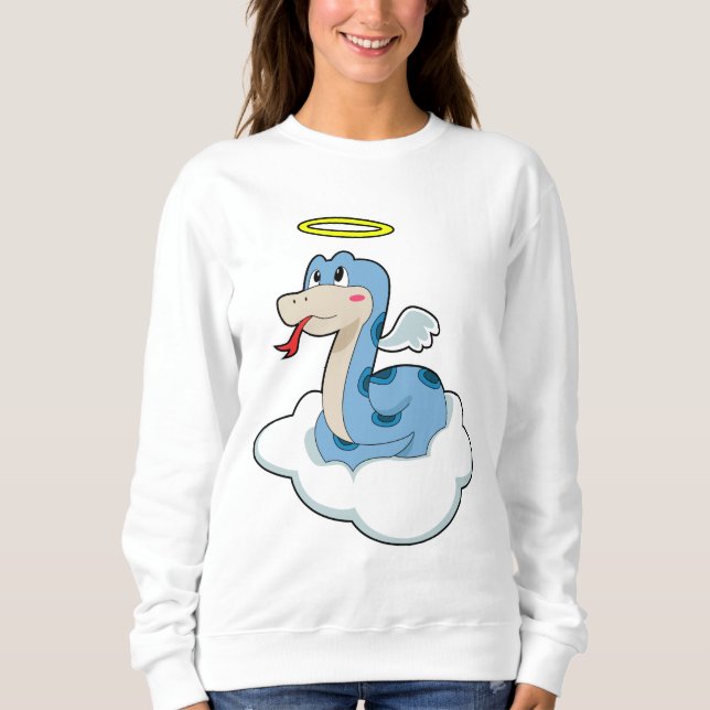 Sweatshirt Angle nuage serpent (Devant)