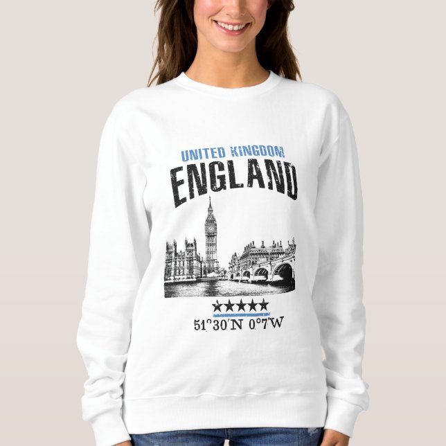 Sweatshirt Angleterre (Devant)