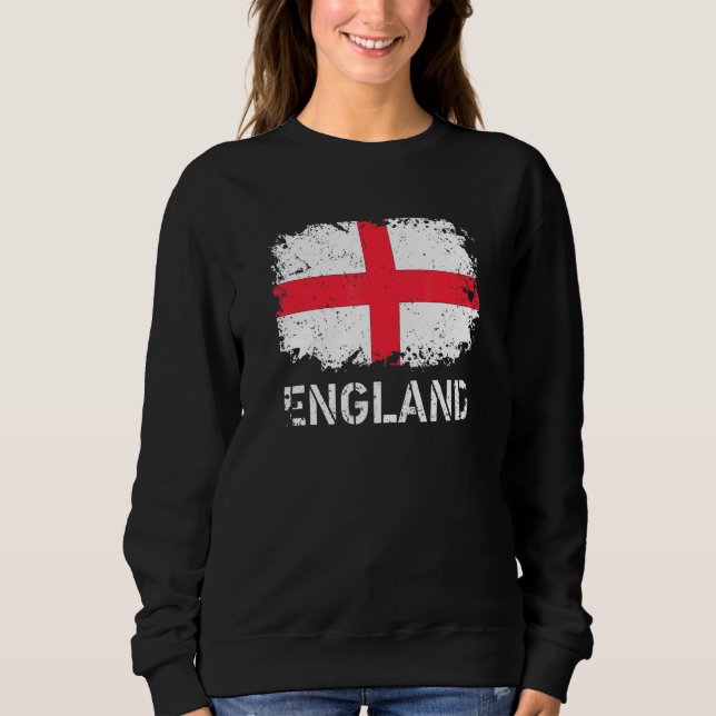 Sweatshirt Angleterre Drapeau britannique Costume souvenir Lo (Devant)