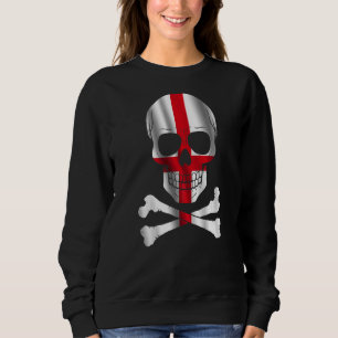 Sweatshirt Angleterre Drapeau Design Drapeau Drapeau Angleter
