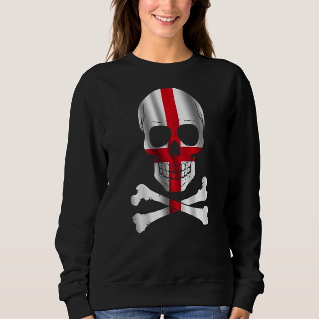 Sweatshirt Angleterre Drapeau Design Drapeau Drapeau Angleter (Devant)