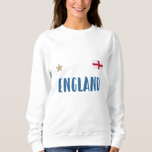 Sweatshirt Angleterre Fan Shirt Anglais Drapeau