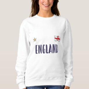 Sweatshirt Angleterre Fan Shirt Anglais Drapeau