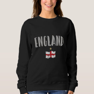 Sweatshirt Angleterre Fan Shirt Anglais Drapeau