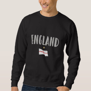 Sweatshirt Angleterre Fan Shirt Anglais Drapeau