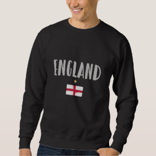 Sweatshirt Angleterre Fan Shirt Anglais Drapeau