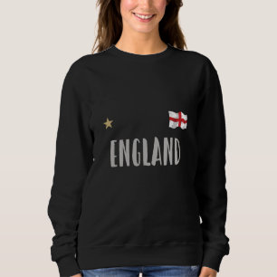 Sweatshirt Angleterre Fan Shirt Anglais Drapeau