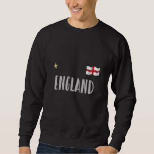 Sweatshirt Angleterre Fan Shirt Anglais Drapeau