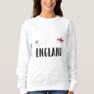 Sweatshirt Angleterre Fan Shirt Anglais Drapeau