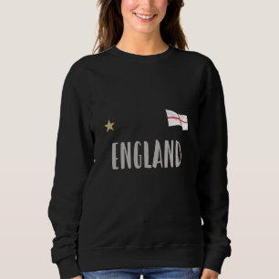 Sweatshirt Angleterre Fan Shirt Anglais Drapeau