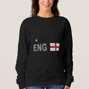Sweatshirt Angleterre Fan Shirt Anglais Drapeau