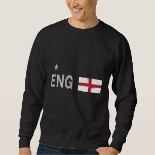 Sweatshirt Angleterre Fan Shirt Anglais Drapeau