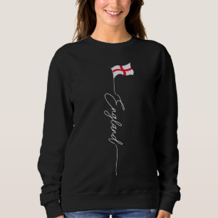 Sweatshirt Angleterre, UK English Flag, anglais Patriotic Sig