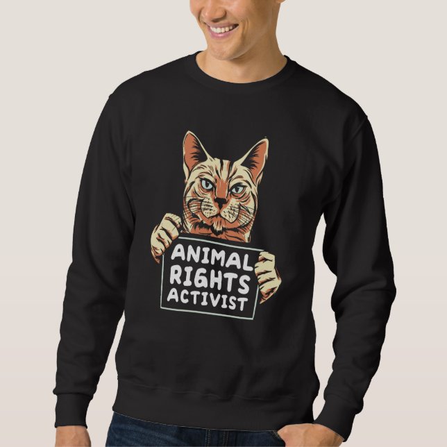 Sweatshirt Animal Activist Rescue Animals Conservation Rights (Devant)