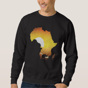 Sweatshirt Animal Africa Safari Savanna Sunset Elephant