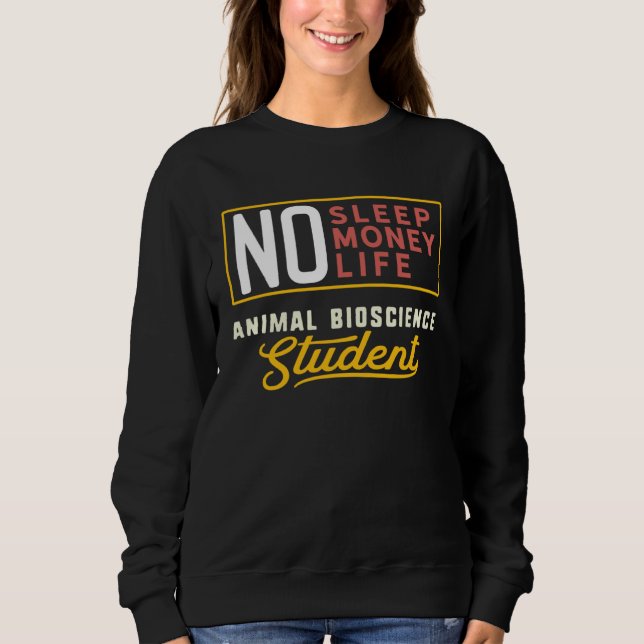 Sweatshirt Animal Bioscience Major Studen Graduation (Devant)