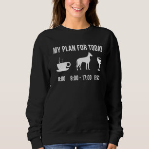 Sweatshirt Animal de compagnie Great Dane Chien Chien Chien C