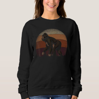 Sweatshirt Animal de zoo Gorille Singe Grand singe Rétro Gori