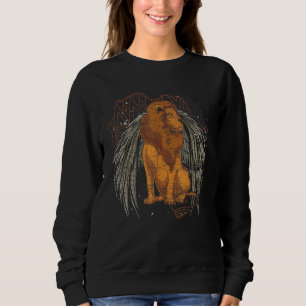 Sweatshirt Animal de zoo Lion Afrique Safari Animal Ailes