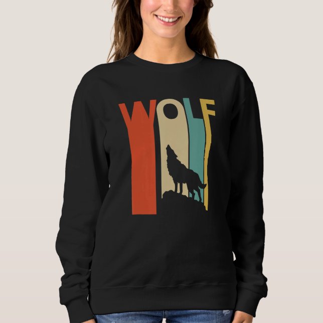 Sweatshirt Animal loup mou (Devant)