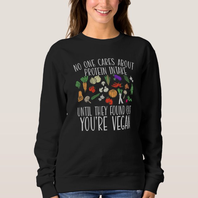 Sweatshirt Animal Rights Vegetarianism Veggie Vegan  (Devant)