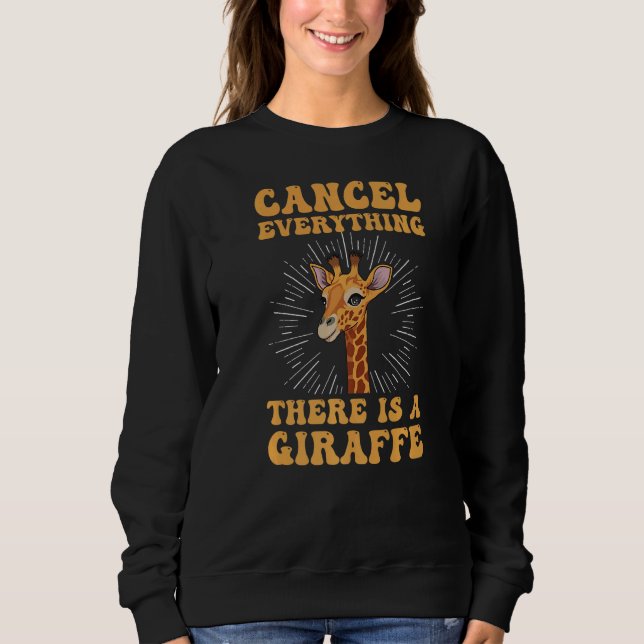 Sweatshirt Animal Safari Pour Une Giraffe (Devant)