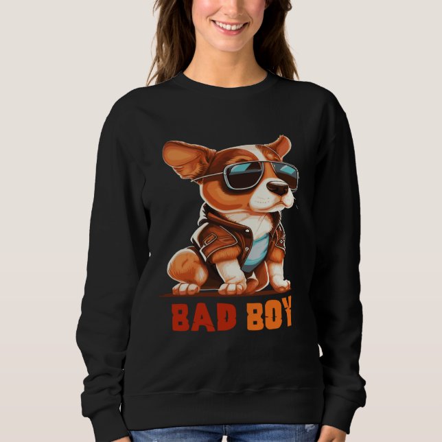 Sweatshirt Animals Dog Cat Owl Fox Cute (Devant)