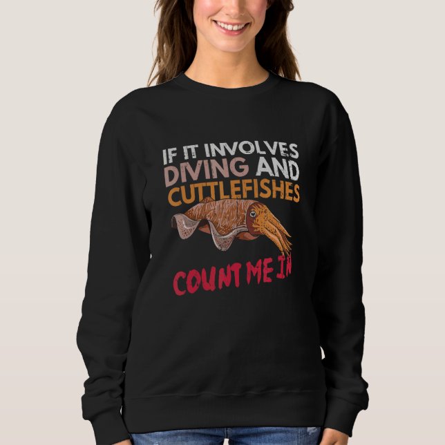 Sweatshirt Animaux Cuttlefish Marine pour une Cuttlefish (Devant)