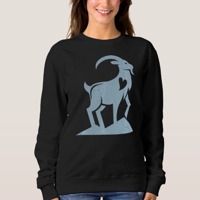 Sweatshirt Animaux de chèvre Chèvre Lady Rancher Agriculture  (Devant)