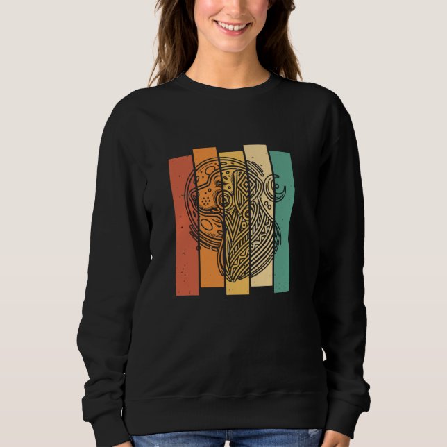 Sweatshirt Animaux de compagnie de Dalmatie rétro - race de c (Devant)