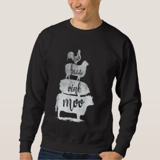 Sweatshirt Animaux de ferme Pyramide Vintage fermière Country
