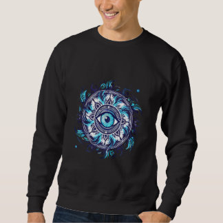 Sweatshirt Anime Eye Aesthetic in Harajuku Soft Grunge Retro 