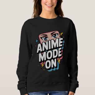 Sweatshirt Anime Mode sur T-Shirt Manga Yeux Stylés pour Adol
