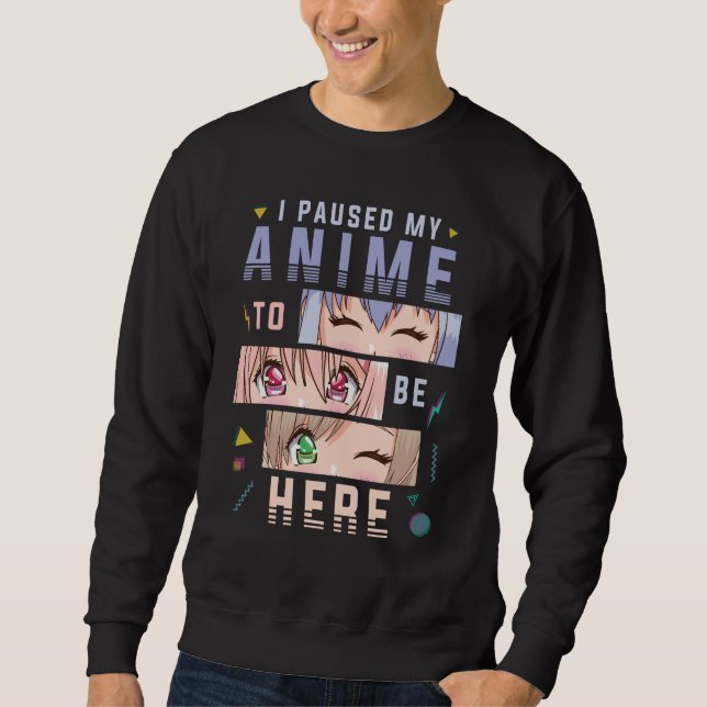 Sweatshirt Anime regarder la fille Japonaise Anime Lover (Devant)