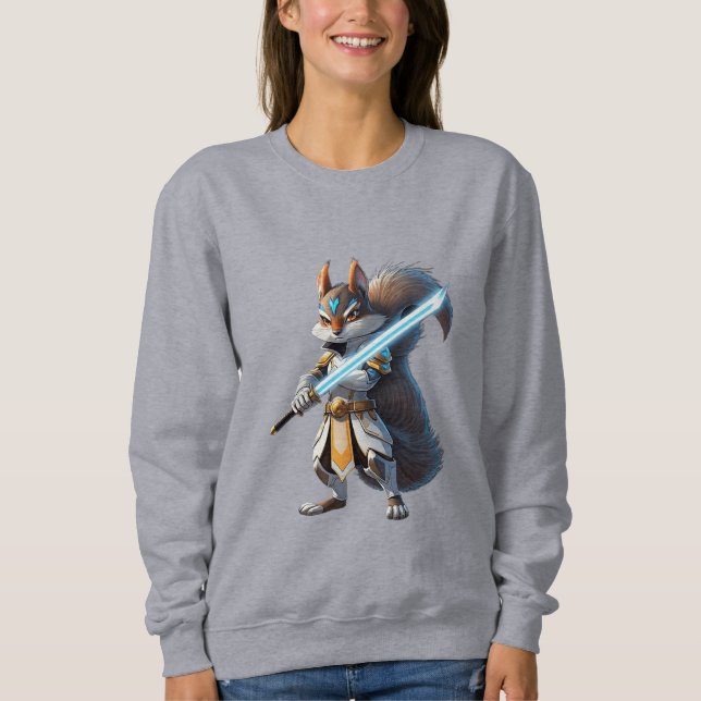 Sweatshirt Anime Samouraï Écureuil Guerrier (Devant)
