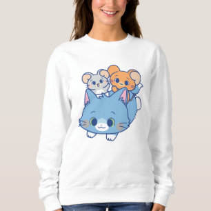 Sweatshirt Anime Tom, Jerry et Tuffy
