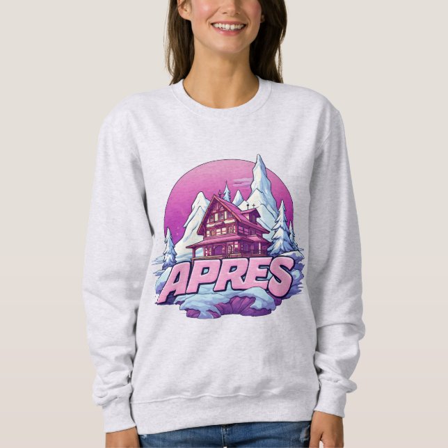 Sweatshirt Anime Vibes rencontre le style de pente : Le pull  (Devant)