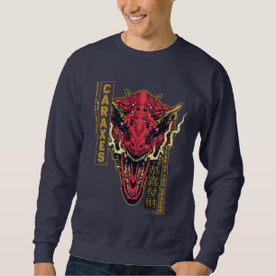 Sweatshirt Année de tête de Carax du Dragon 恭 喜 財 發