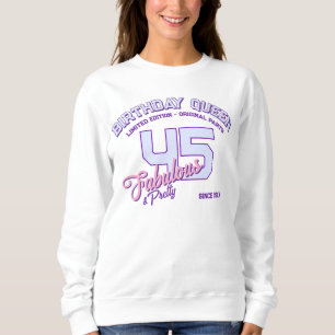 Sweatshirt Année de Vintage & Anniversaire d'Âge