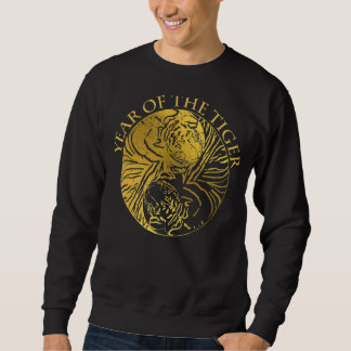 Sweatshirt Année Du Tigre Ying Et Yang Artwork Dormir T