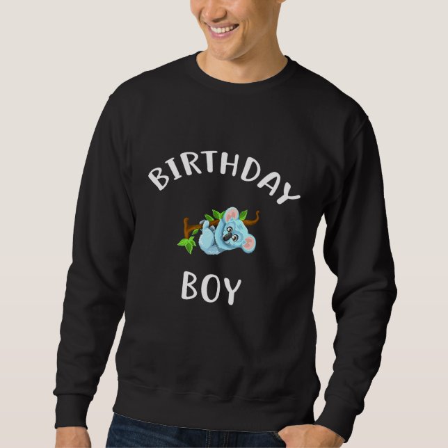 Sweatshirt Anniversaire Boy Koala Cute Koala Pour Anniversair (Devant)